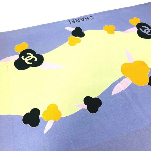 CHANEL Camelia interior cloth Miscellaneous goods cotton Multicolore - Picture 7 of 16